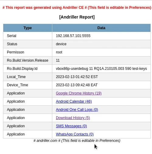 android forensic