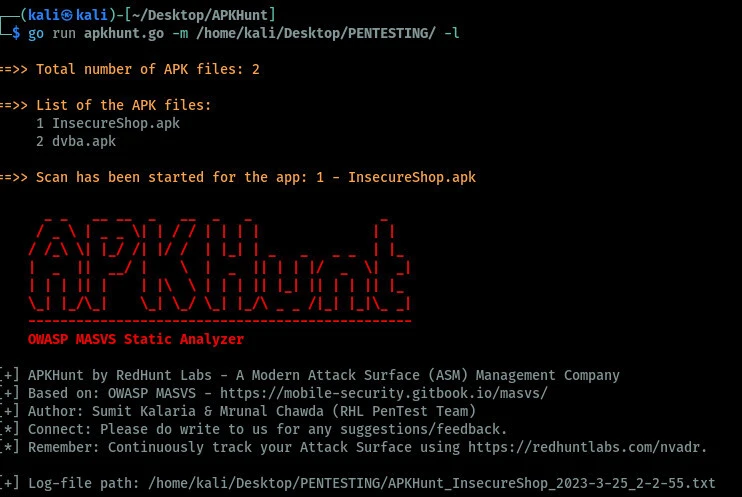 android app pentesting