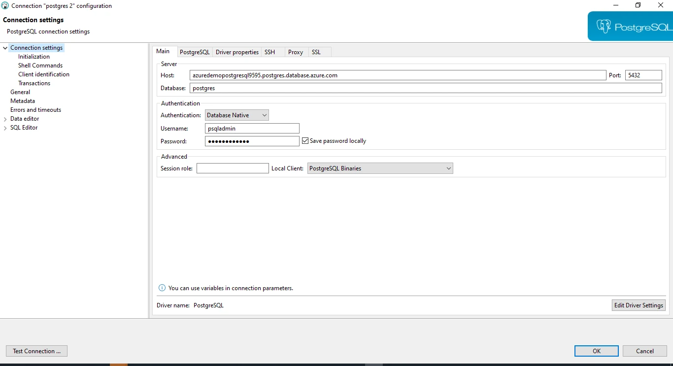 Azure Database for PostgreSQL