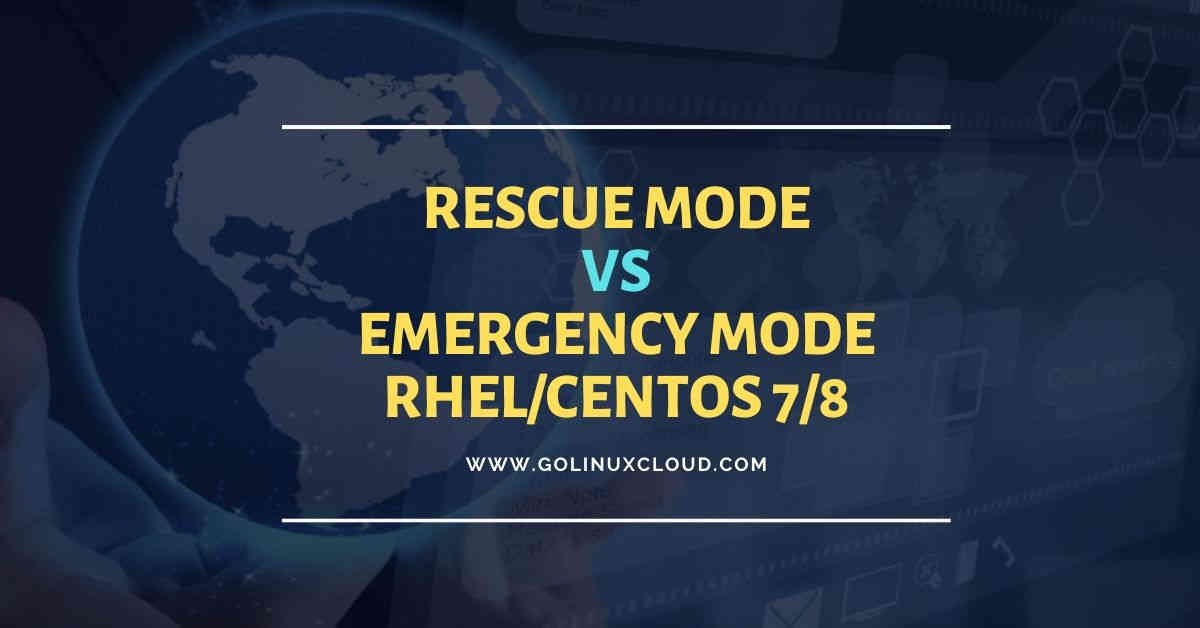 How to PROPERLY boot into single user mode in RHEL/CentOS 7/8