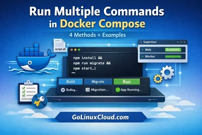 Run Multiple Commands in Docker Compose (4 Methods + Examples & Best Practices)