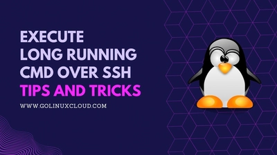 Execute long running commands over SSH