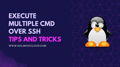 Execute multiple commands over SSH Linux