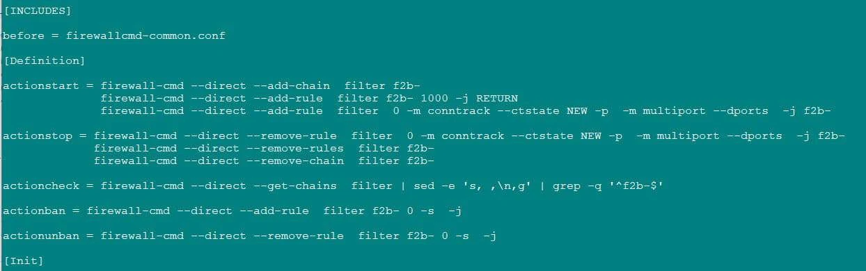 fail2ban ssh config