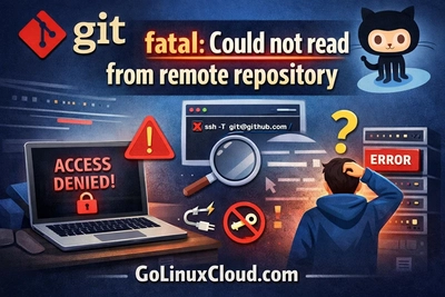 Git Fix: fatal: Could not read from remote repository