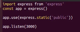 Node.js read images from server using express web framework