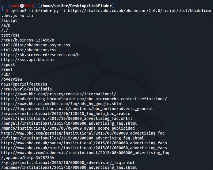 Hidden endpoints
