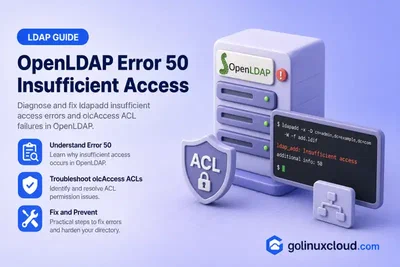 Fix OpenLDAP Insufficient Access Error 50