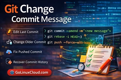 How to Change a Commit Message in Git (Last, Old or Pushed Commit)