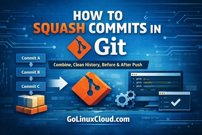 How to Squash Commits in Git (Combine, Clean History, Before & After Push)