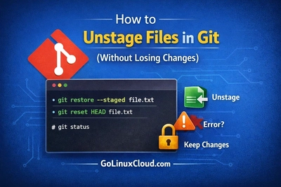 How to Unstage Files in Git (Without Losing Changes)