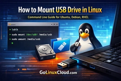 How to Mount USB Drive in Linux (Command Line Guide for Ubuntu, Debian, RHEL)