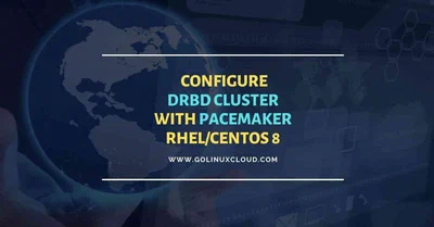 Setup KVM DRBD Cluster File System Pacemaker CentOS 8