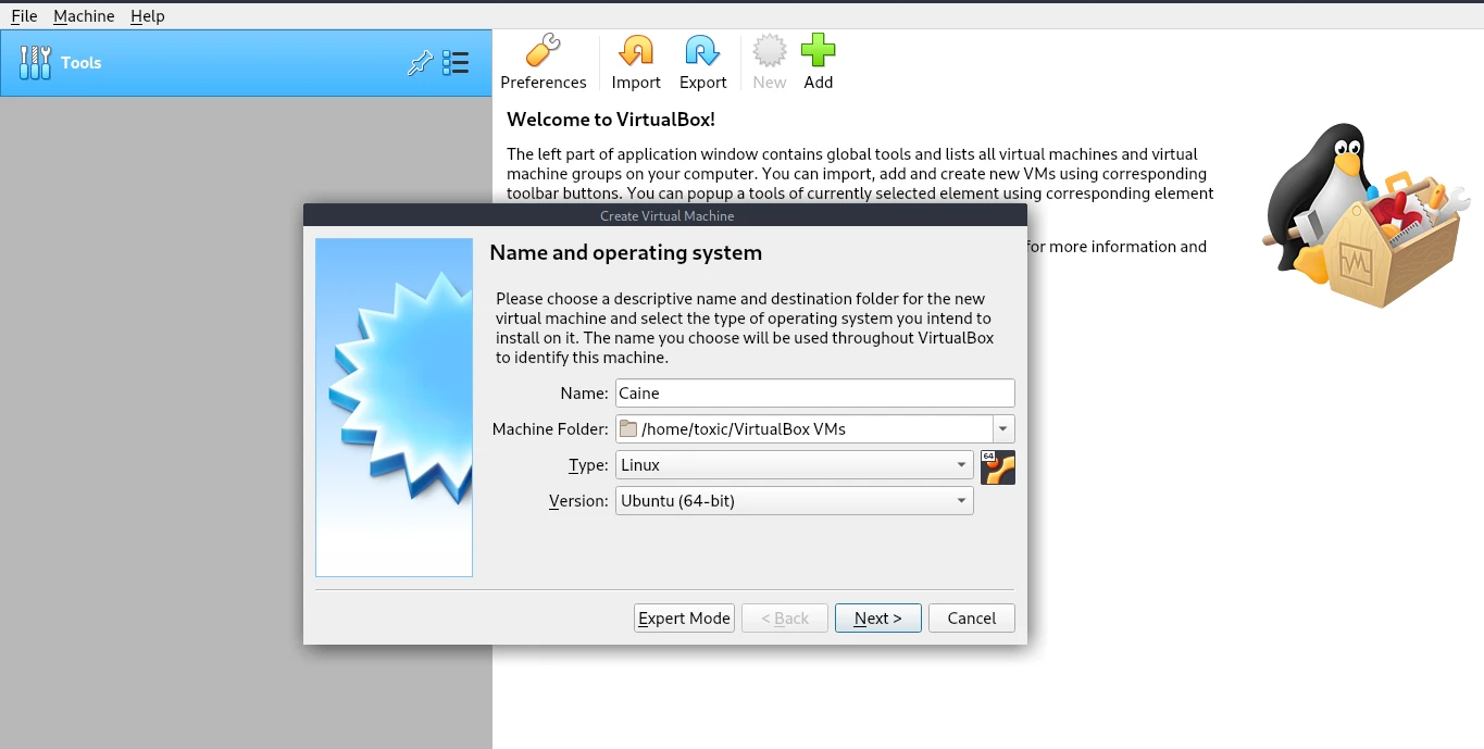 install Caine