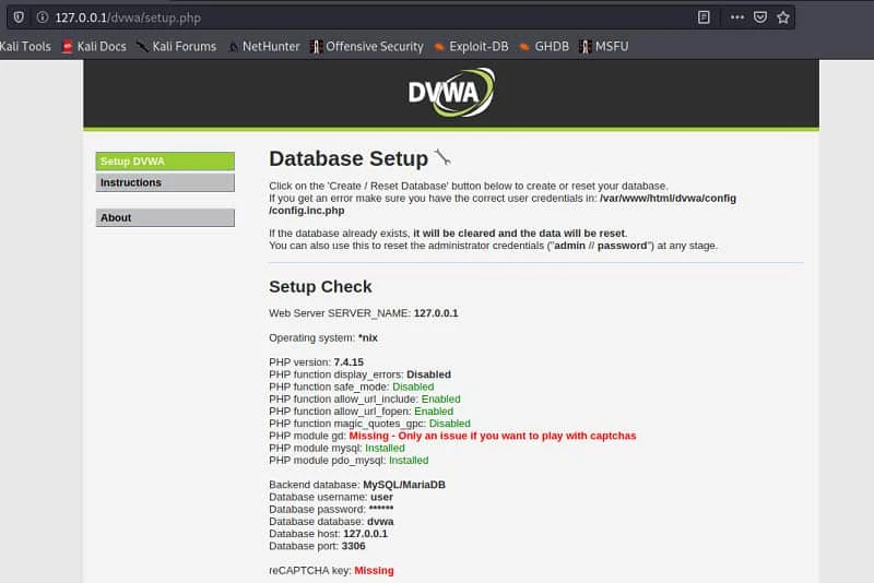 Install DVWA on Kali Linux (Step-by-Step)