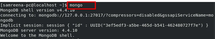 start mongodb