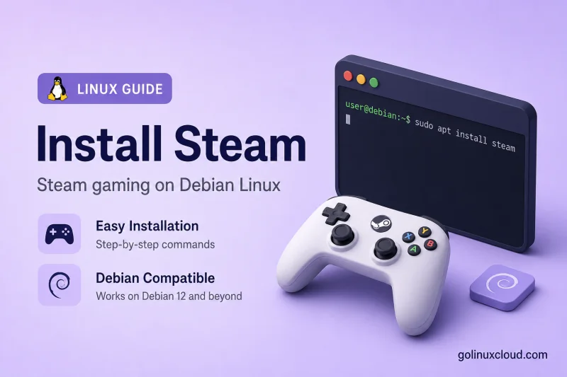 Install Steam on Debian: apt, Valve deb, Snap, Flatpak, and Proton