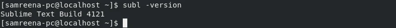 sublime text version