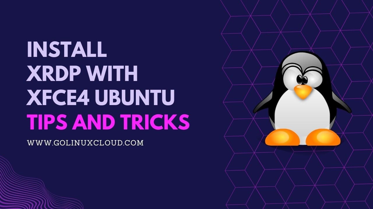 How to install XRDP with XFCE4 on Ubuntu? [SOLVED]