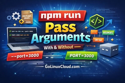 npm run pass arguments (with & without --) – Complete Guide + Examples