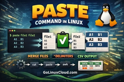 Paste Command in Linux: Examples, Use Cases & Cheat Sheet (2026 Guide)