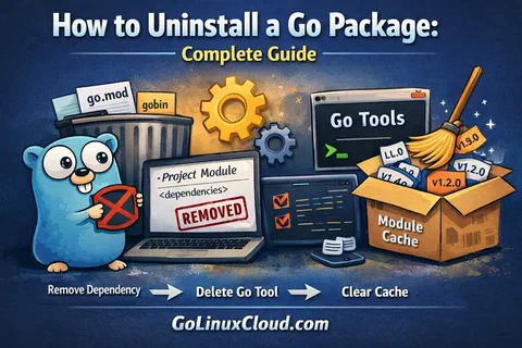 How to Remove or Uninstall a Go Package (go get, Go Modules, Tools)