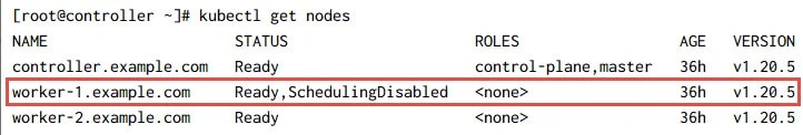 Steps to properly remove node from cluster in Kubernetes