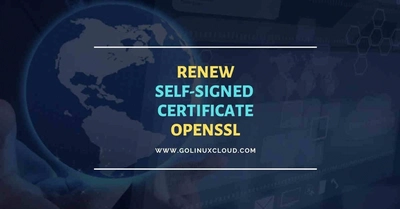 Renew self-signed certificate OpenSSL