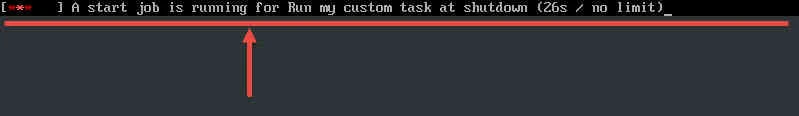 How to run script with systemd right before shutdown in Linux