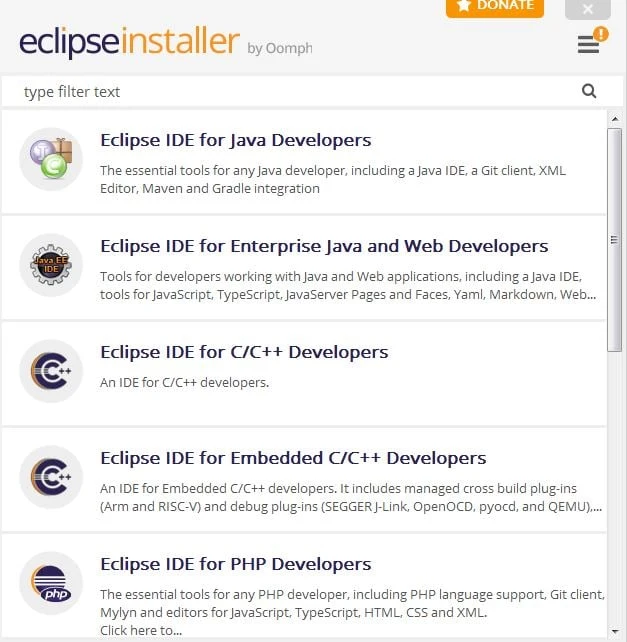 Select Java