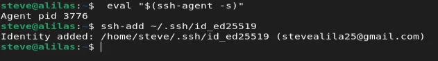 Adding GitHub SSH private key to ssh-agent