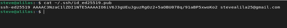 Viewing public SSH key before adding it to GitHub