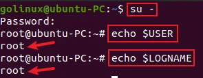 su command with hyphen