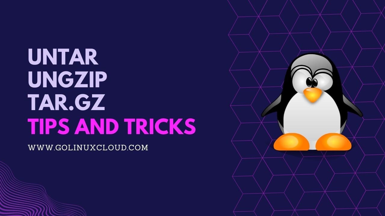 How to ungzip or untar tar.gz file? [SOLVED]