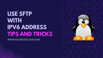 How to use SFTP with IPv6 Address in Linux?
