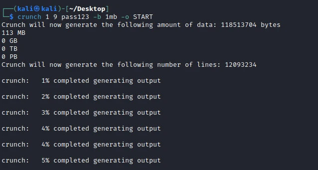generate wordlist