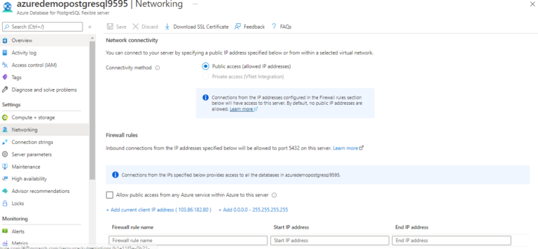 Azure Database for PostgreSQL Deployment [Step-By-Step] | GoLinuxCloud image.