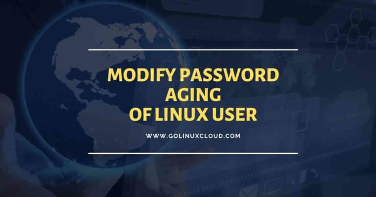 How to check last password change date of user in Linux/Unix