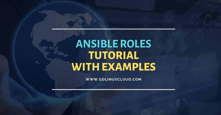 Create ansible role from scratch | Ansible roles example