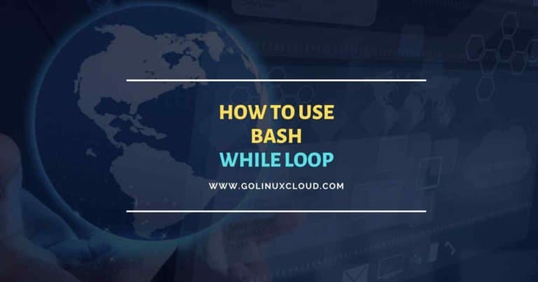 Bash while loop usage for absolute beginners