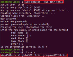 15+ adduser command examples in Linux [Cheat Sheet] | GoLinuxCloud