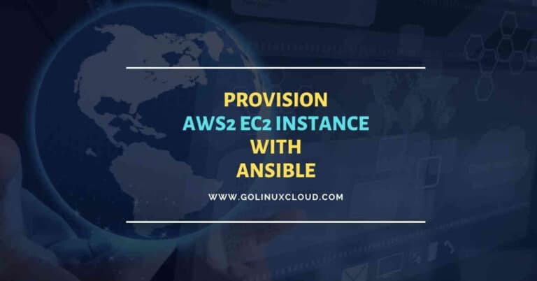 How to provision AWS EC2 Instances using Ansible