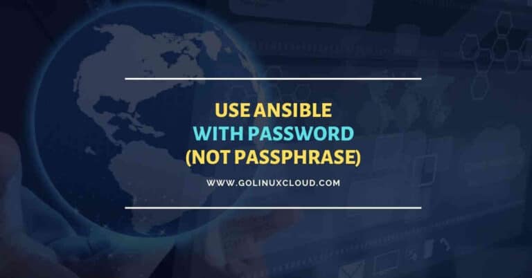 Working with managed nodes with password (not passphrase)