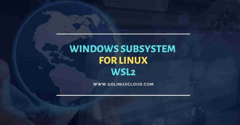 Windows Subsystem for Linux 2 (WSL2) on Windows 10
