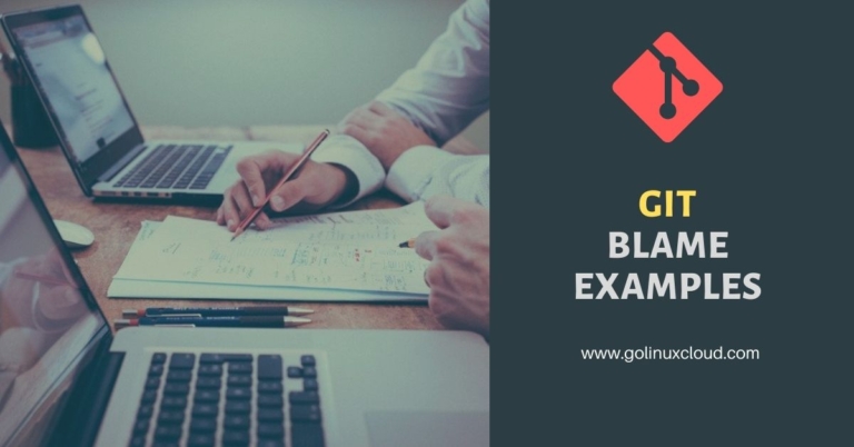 Two standard ways to use git blame: CLI and GUI