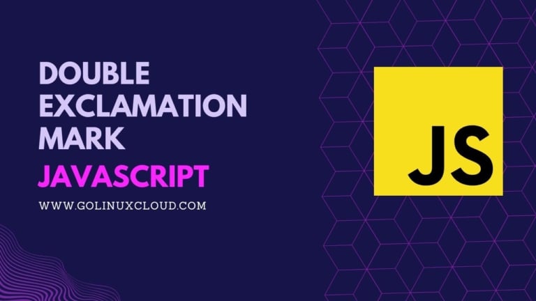 JavaScript Double Exclamation Mark Examples