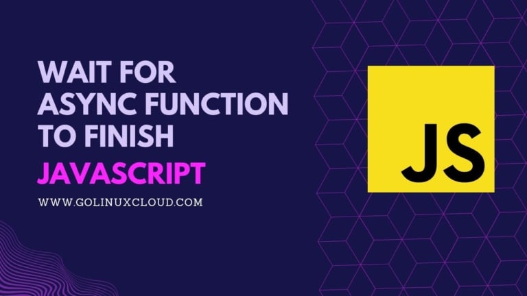 Wait for an async function to finish JavaScript [SOLVED]
