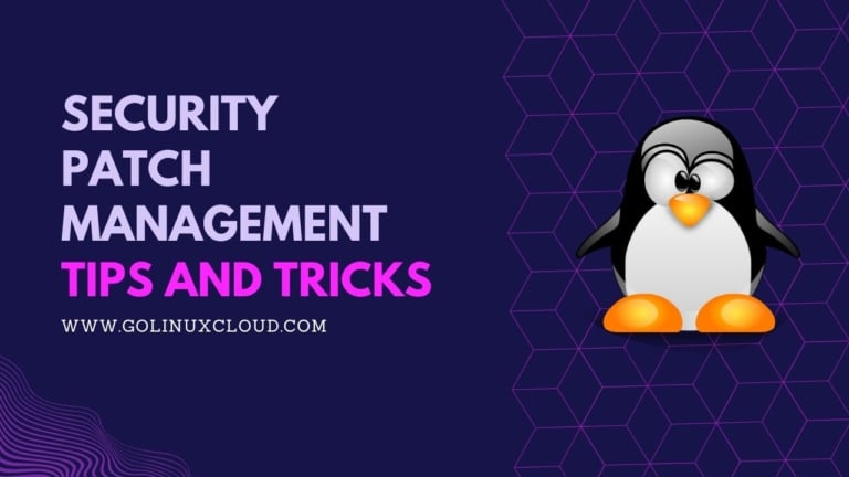 How to check security updates list & perform linux patch management RHEL 6/7/8